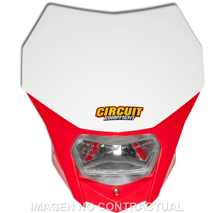 Circuit Circuit Bagus White-Red Headlight Holder Honda Led