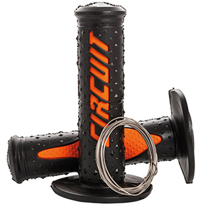 CIRCUIT ELEKTRA BLACK ORANGE GRIPS 