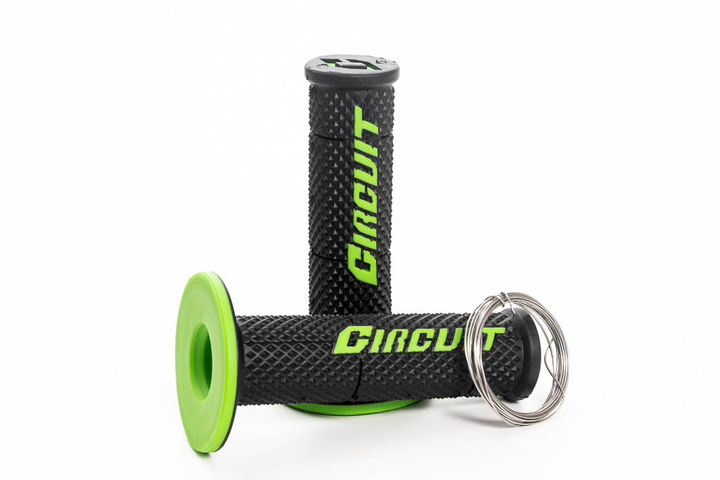 CIRCUIT V BLACK/GREEN GRIPS