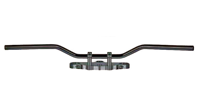 TRW STEEL HANDLEBAR 22 mm. CLASSIC LOW BLACK 