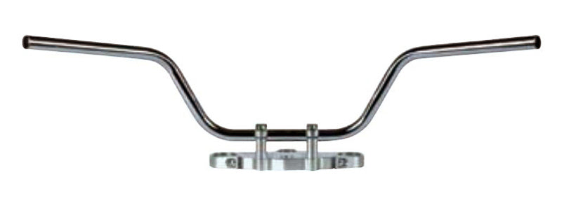 TRW STEEL HANDLEBAR 22 mm. TOURING HIGH CHROME 