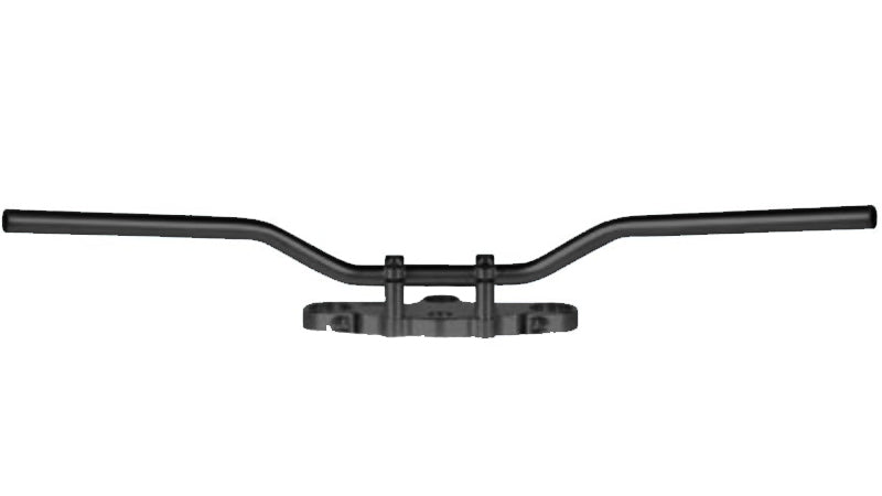 TRW steel handlebar 22 mm Supebike Comfort black