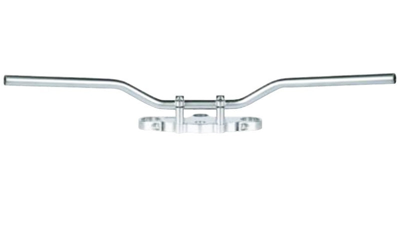 Manillar TRW acero 22 mm Superbike Elegance plateado