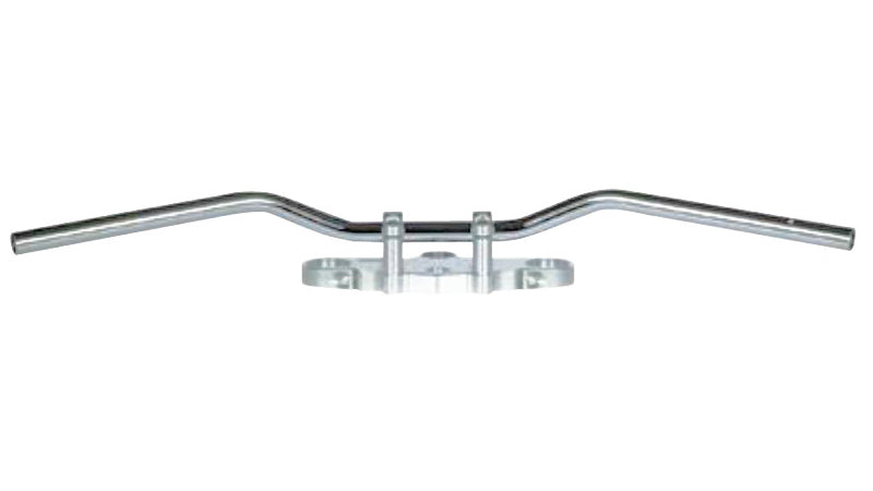 Manillar TRW acero 22 mm Superbike Sportive plateado