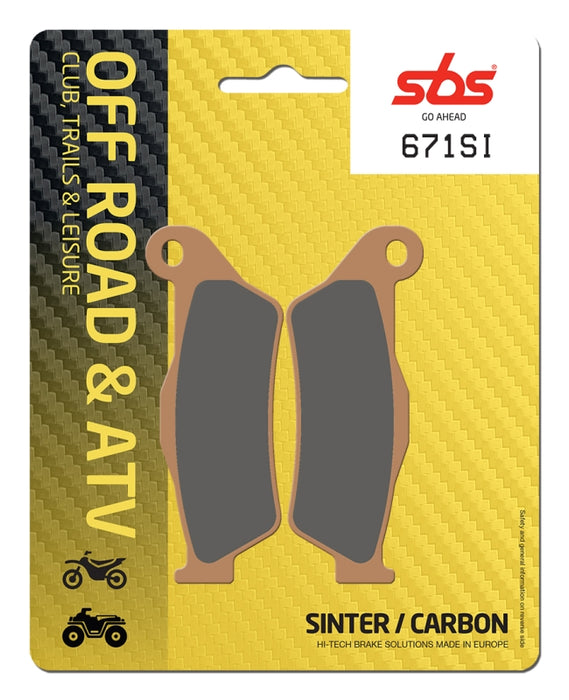 Brake pad SBS P671-SI