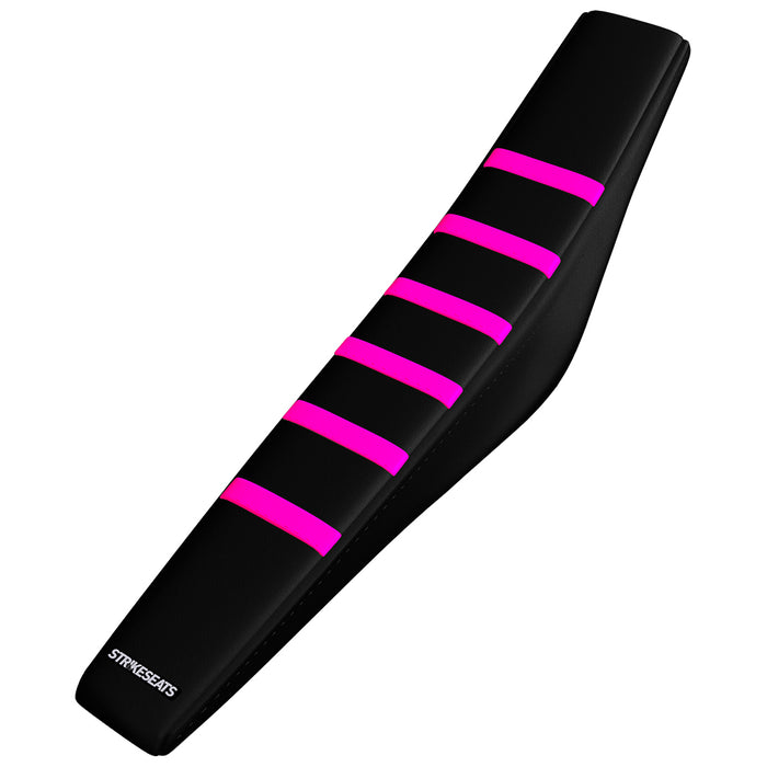 Yamaha YZ450F 2023 PINK/BLACK/BLACK Gripper Ribbed Seat Cover