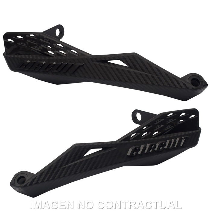 CIRCUIT FENIX NYLON HANDGUARDS BLACK-BLACK