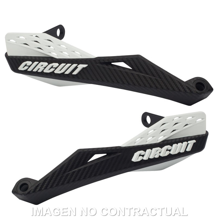 CIRCUIT FENIX NYLON BLACK-WHITE HANDGUARDS