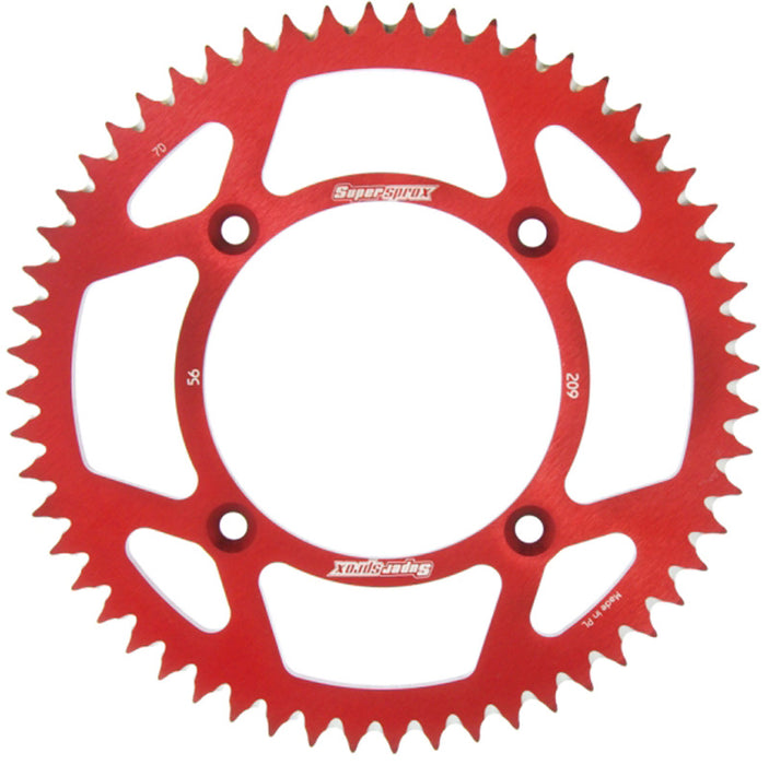 Corona Supersprox Aluminio Roja 56 D