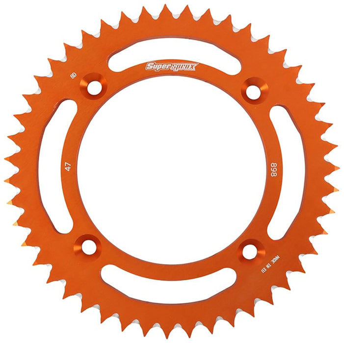 Crown Supersprox Aluminum Orange 47 D