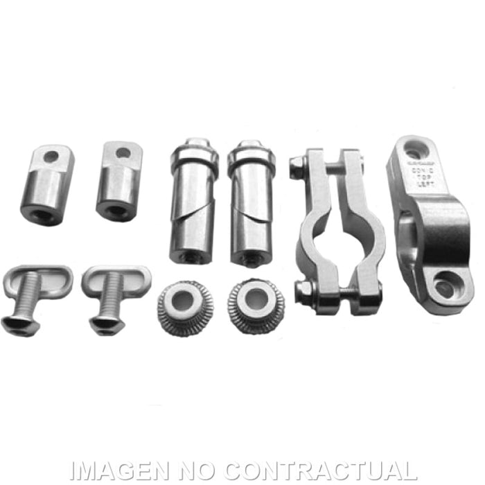 Kit montaje paramanos Circuit FENIX para manillares de hierro de D 22 mm