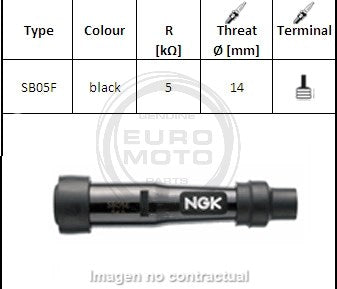 PIPA DE BUJIA NGK SB05F