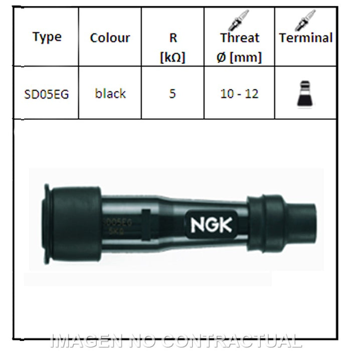 Spark Plug Pipe NGK SD05EG