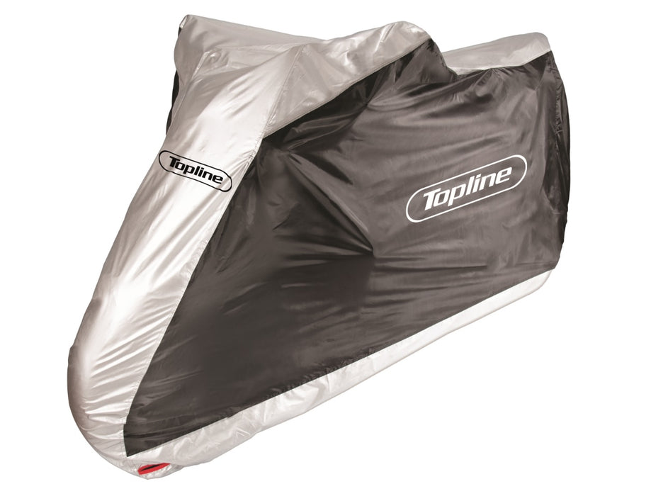 TOPLINE GRAY MOTORCYCLE PROTECTIVE COVER SIZE S