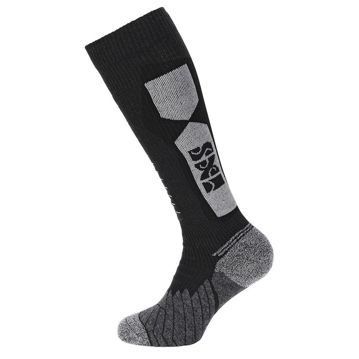 CALCETINES IXS NEGRO-GRIS 365 LONG TALLA 39/41