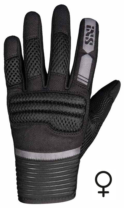 WOMEN'S GLOVES IXS URBAN SAMUR-AIR 2.0 BLACK SIZE M 