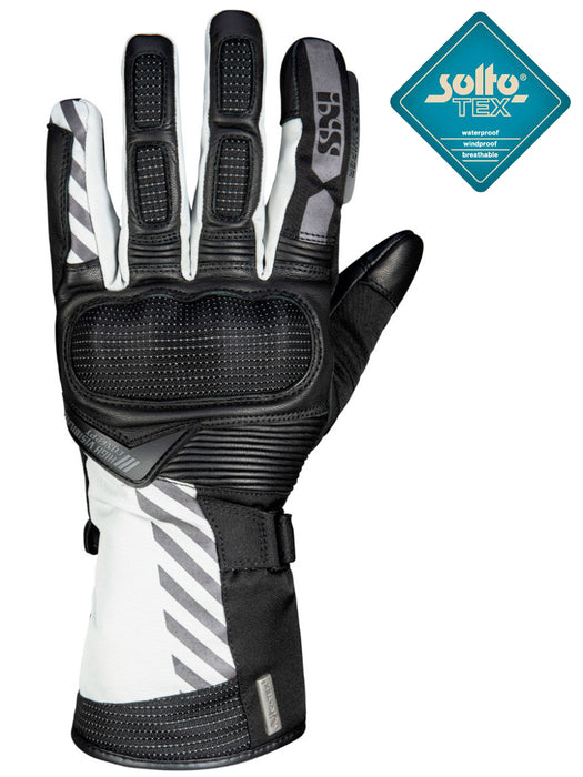 WINTER GLOVES IXS TOUR GLASGOW-ST 2.0 BLACK/GRAY SIZE 2XL SOLTO-TEX