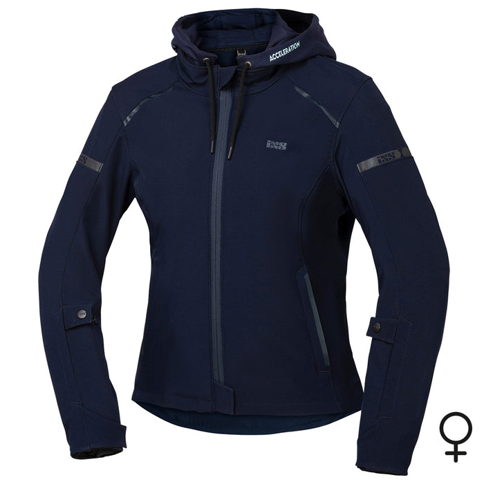 CHAQUETA VERANO MUJER IXS CLASSIC SO MOTO 2.0 AZUL TALLA S