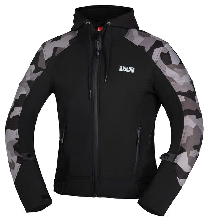 CHAQUETA IXS SPORTS SO MOTO CAMO NEGRO-CAMUFLAJE TALLA M