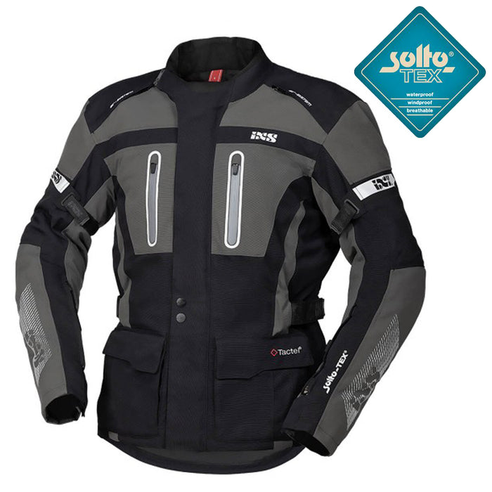 CHAQUETA INVIERNO IXS TOUR PACORA-ST NEGRO/GRIS TALLA XL SOLTO-TEX