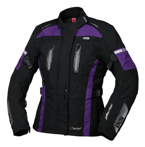 WOMEN'S WINTER JACKET IXS BLACK/LILATOUR PACORA-