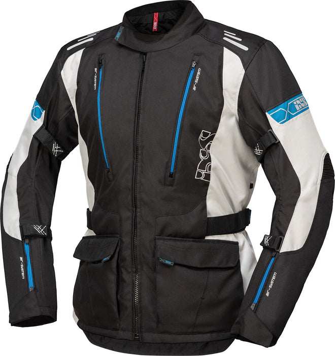 IXS WINTER JACKET BLACK/LIGHT GRAY/TOUR BLUE L