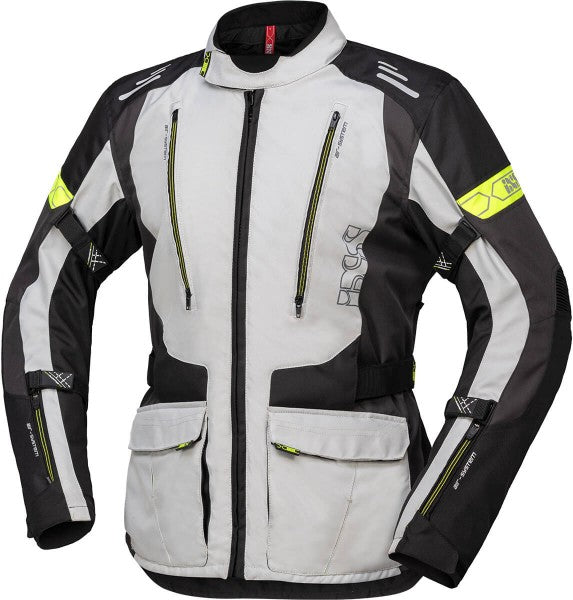 IXS WINTER JACKET LIGHT GRAY/BLACK/YELLOW XL