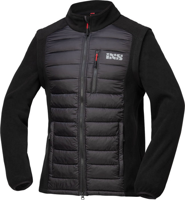 IXS BLACK ZIP OFF JACKET SIZE S