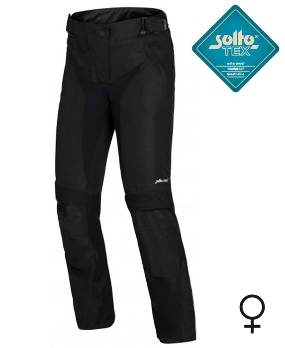 PANTALÓN MUJER IXS TOUR TALLINN-ST 2.0 NEGRO TALLA XL corta